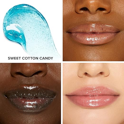 Too Faced Kissing Jelly Lip Oil Gloss | Hydrating Lip Oil + Gloss Hybrid for Instant Moisture and Shine 0.15 Fl Oz