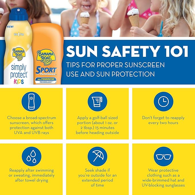 Banana Boat Sunscreen Dark Tanning Oil with Carrot and Banana Extract Sun Care Sunscreen Spray- SPF 4 8 Ounce (Pack of 3)