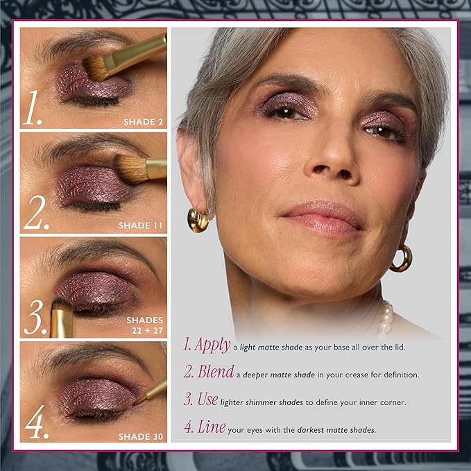 LAURA GELLER NEW YORK The Ultimate Palette Minimalism Maximized | Includes 31 Baked Eyeshadows in Classic and Marble with Matte &amp Shimmer Finishes