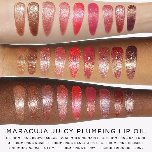tarte maracuja juicy plumping lip oil - Hydrating &amp Volumizing Lip Plumper Gloss Balm with Nourishing Hyaluronic Acid &amp Health & Beauty > Health Care > Vitamins & Supplements > Vitamins > Vitamin E Plumps &amp Moisturizes Vegan &amp Cruelty Free
