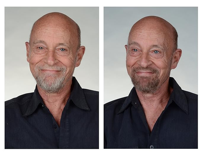 The Younger Looking Beard (Dark Brown) Beard and Mustache Darkener. Non Allergenic. 1 Minute Brush On
