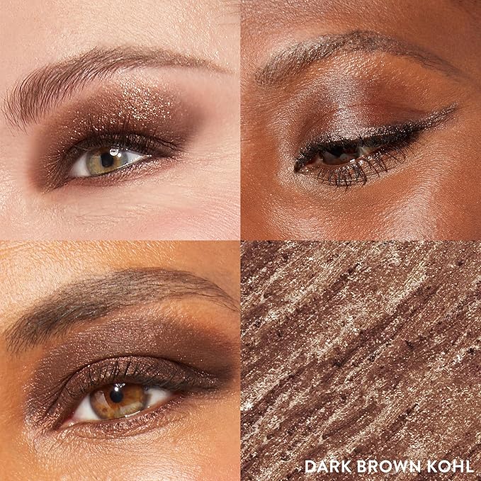 LAURA GELLER NEW YORK Kajal Longwear Kohl Eyeliner Pencil with Caffeine Smooth &amp Blendable Makeup Dark Brown