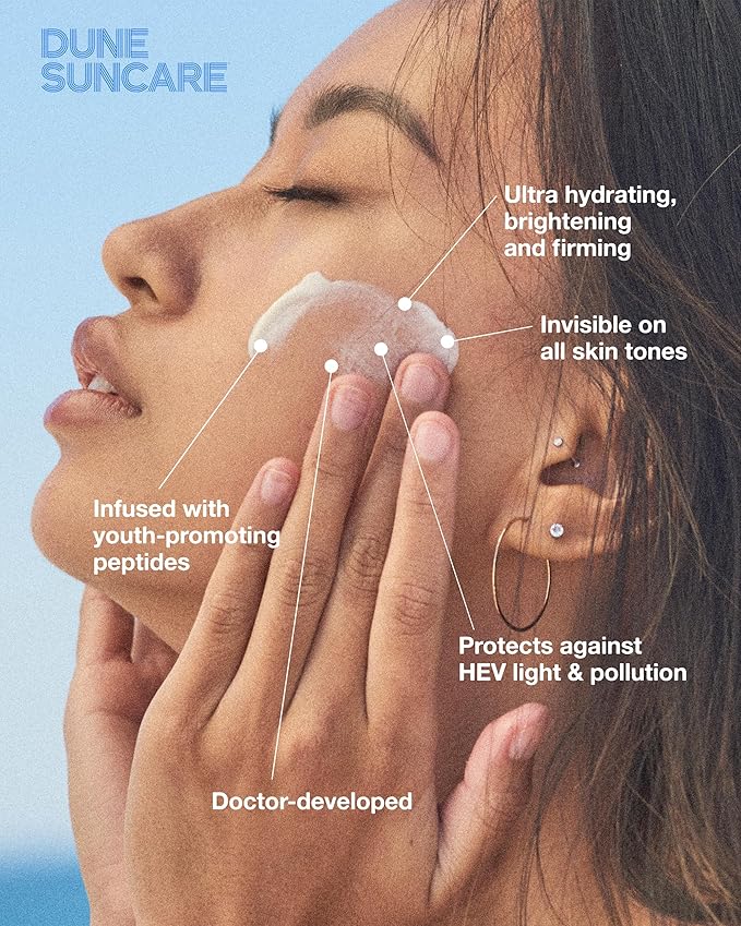 The Mineral Melt ? Sheer Mineral Face Sunscreen SPF 30 Broad Spectrum Fragrance-Free Sunblock ? Hydrating Anti-Aging Brightening Peptide-Packed Award-Winning Formula (1.7 Fl Oz)