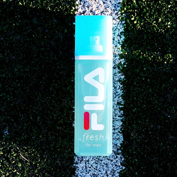 FILA Fresh - Cologne for Men with Amber Fougere Bergamot Sage and Vetiver - Mens Cologne for Day or Night Wear - Day and Night Aroma - 3.4 oz