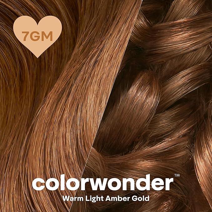Madison Reed colorwonder Demi-Permanent Hair Color Effortless At-Home Hair Dye Ammonia-Free Cruelty-Free Amber Glow (Warm Lighter Amber) Pack of 1