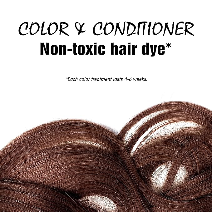 Light Mountain Henna Hair Color &amp Conditioner - Warm Chestnut Hair Dye for Men/Women Organic Henna Leaf Powder and Botanicals Chemical-Free Semi-Permanent Hair Color 4 Oz (Pack of 3)