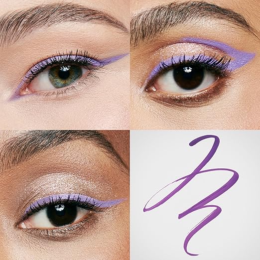 stila Waterproof Liquid Eye Liner Stay All Day Makeup with Fine Brush Tip Lasting Satin Finish Smudge-Proof &amp Transfer-Resistant