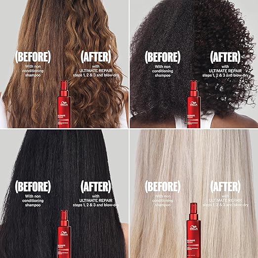 Wella Professionals ULTIMATE REPAIR Mask for Damaged Hair | Repairs Strengthens &amp Smooths with AHA &amp Omega-9 | For All Hair Types - Packaging May Vary