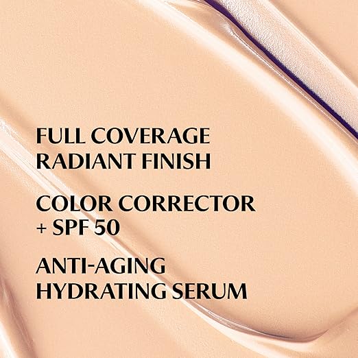 IT Cosmetics CC+ Cream Illumination - Radiant Full Coverage Foundation With SPF 50+ Color Corrector &amp Hydrating Anti-Aging Serum Hydrolyzed Collagen + Peptides Normal to Dry Skin - 1.08 fl oz