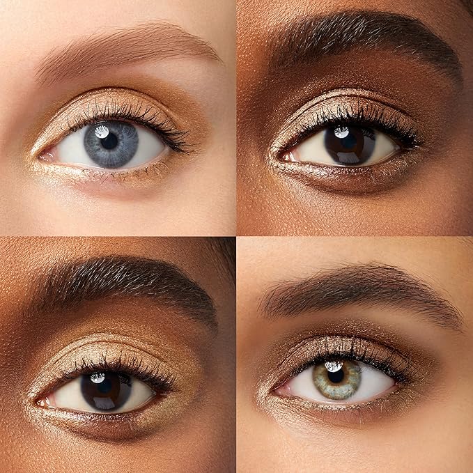 Julep Eyeshadow 101 Cr?me-to-Powder Waterproof Eyeshadow Stick Duo ? Long-Lasting Crease-Proof Easy Apply with Built-in Smudger - Bronze Shimmer and Warm Gold Shimmer