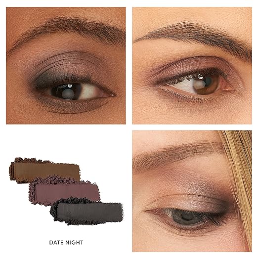 jane iredale PurePressed Eye Shadow Triple Highly Pigmented Mineral Based Eye Color Long Lasting &amp Crease Resistant Formula Safe for Sensitive Eyes
