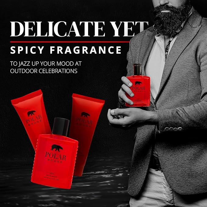 Perfume for Men Gift Set ? INSPIRED by A WORLD RENOWNED MEN'S PERFUME ? Cranberry Grapefruit Italian Lemon Warm Woods ? Fresh Spicy Woody Long-Lasting ? Premium Mens Cologne 100ml x3