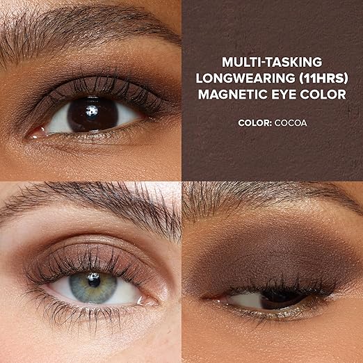 Nudestix Magnetic Matte Eye Color ? 3-in-1 Long-Wear Cream Eyeshadow Pencil Eyeliner &amp Primer | Waterproof Budge-Proof Matte Finish | Vegan &amp Cruelty-Free Eye Makeup