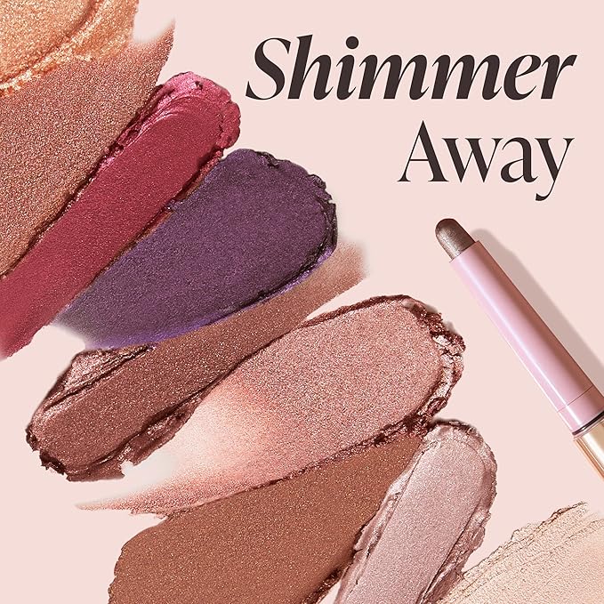 Mally Beauty Evercolor Eyeshadow Stick - Mimosa Shimmer - Waterproof and Crease-Proof Formula - Easy-to-Apply Buildable Color - Cream Shadow Stick