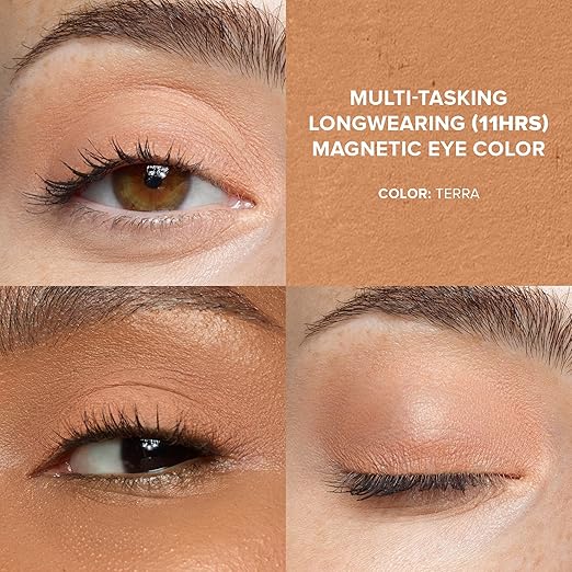 Nudestix Magnetic Matte Eye Color ? 3-in-1 Long-Wear Cream Eyeshadow Pencil Eyeliner &amp Primer | Waterproof Budge-Proof Matte Finish | Vegan &amp Cruelty-Free Eye Makeup