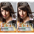L'Oreal Paris Feria Multi-Faceted Shimmering Permanent Hair Color 40 Espresso Hair Dye Kit Pack of 2