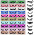 Lashes Bulk Christmas Gifts Mikiwi 30 Pack Eyelashes 12-20mm 5D Fake Mink Eyelashes Wholesale Fluffy Natural Volume Eye Lashes Individual Package Faux Mink Lashes Wholesale