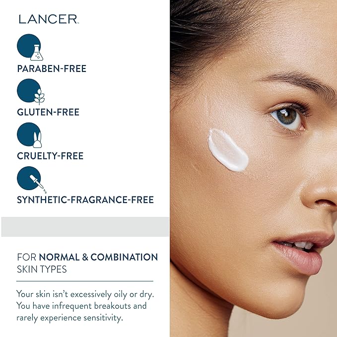 Lancer Skincare The Method: NourishSkincare for Face Facial Moisturizer for Normal or Combination Skin Bonus Size (3.4 oz)