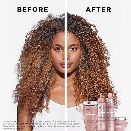 Kerastase Chroma Absolu Anti-Porosity Deep-Filling Hair Mask For Damaged and Color-Treated Hair - Strengthens and Hydrates With Amino &amp Lactic Acid