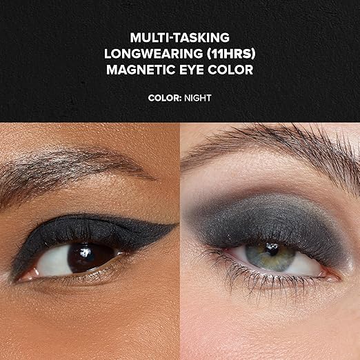 Nudestix Magnetic Matte Eye Color ? 3-in-1 Long-Wear Cream Eyeshadow Pencil Eyeliner &amp Primer | Waterproof Budge-Proof Matte Finish | Vegan &amp Cruelty-Free Eye Makeup