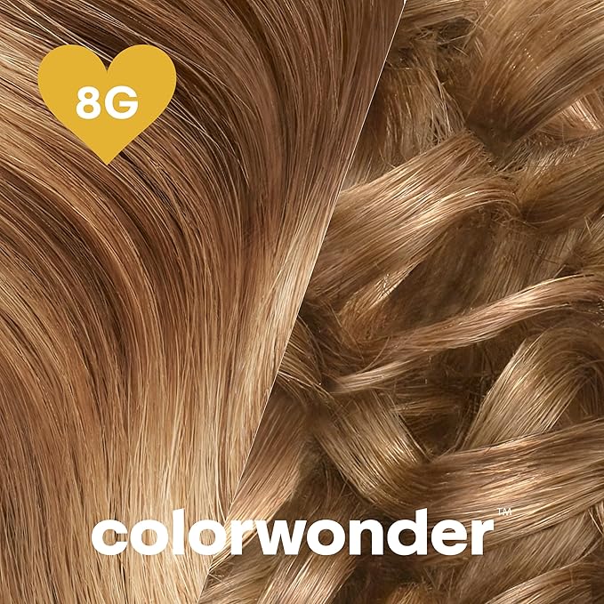 Madison Reed colorwonder Demi-Permanent Hair Color Effortless At-Home Hair Dye Ammonia-Free Cruelty-Free It's Giving Golden (8G Golden Bold) Pack of 2
