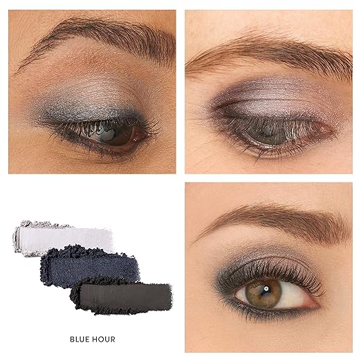 jane iredale PurePressed Eye Shadow Triple Highly Pigmented Mineral Based Eye Color Long Lasting &amp Crease Resistant Formula Safe for Sensitive Eyes