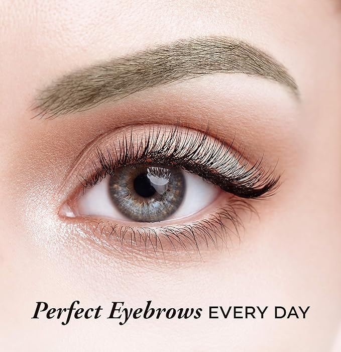 Natural Eyebrow Powder Kit Mica Brow Powder Makeup Kit with Professional Angled Brush 10 Natural Shades No Parabens or Chemicals Eyebrow Shaper Kit