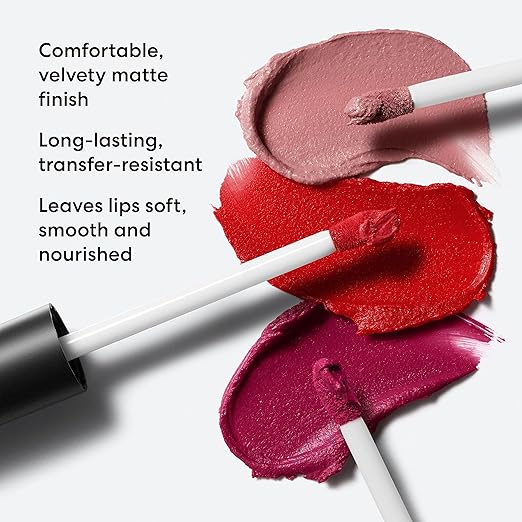 bareMinerals Mineralist Lasting Matte Liquid Lipstick for Women Velvet Matte Finish All-Day Wear Weightless Non-Drying Formula Talc-Free Lipstick