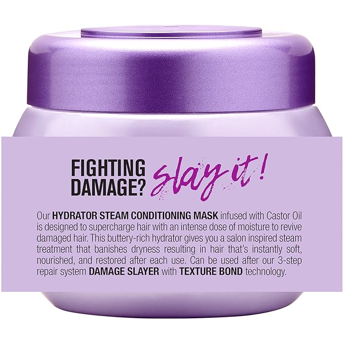 Dark and Lovely Damage Slayer The Hydrator Steam Conditioning Mask 9 Ounce (Packaging May Vary)