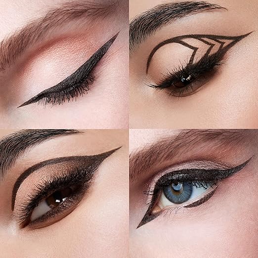 stila Waterproof Liquid Eye Liner Stay All Day Makeup with Fine Brush Tip Lasting Satin Finish Smudge-Proof &amp Transfer-Resistant