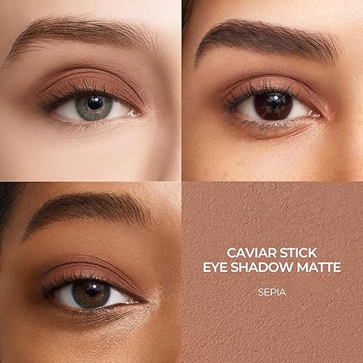 Laura Mercier Caviar Stick Cream Eyeshadow: Shimmer and Matte Finishes 24HR Wear Long Lasting Rich Color Easily Blendable and Buildable Waterproof Hyaluronic Acid Infused