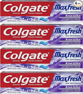 Colgate Max Fresh Toothpaste - KnockOut - With Odor Neutralizing Technology - Net Wt. 6 OZ (170 g) Per Tube - Pack of 4 Tubes
