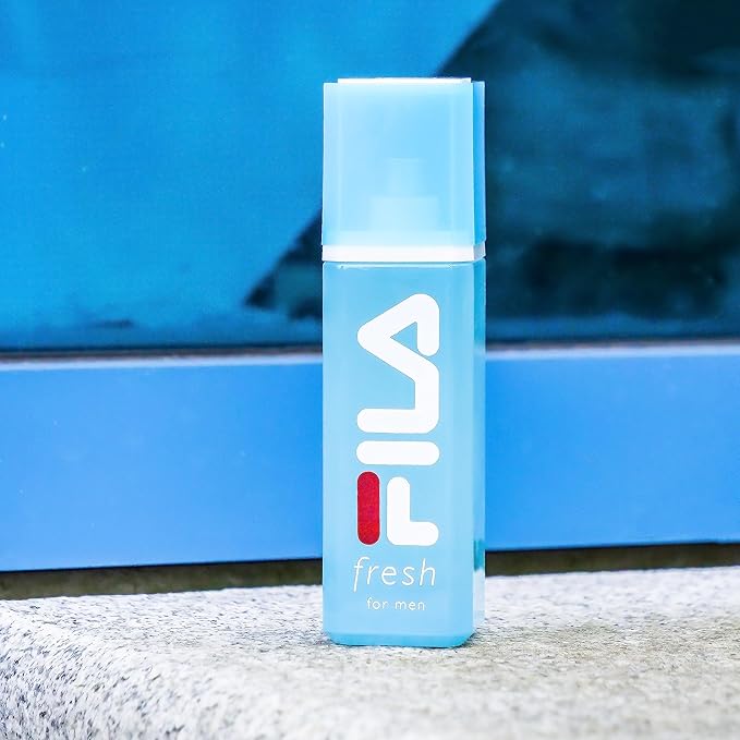 FILA Fresh - Cologne for Men with Amber Fougere Bergamot Sage and Vetiver - Mens Cologne for Day or Night Wear - Day and Night Aroma - 3.4 oz