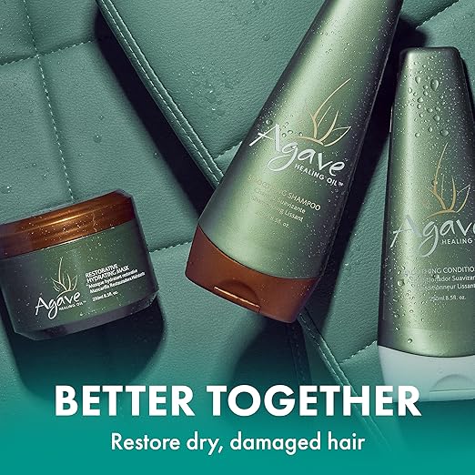 Agave Restorative Hydrating Mask Deep Conditioning for Dry or Damaged Hair 8.5 fl oz