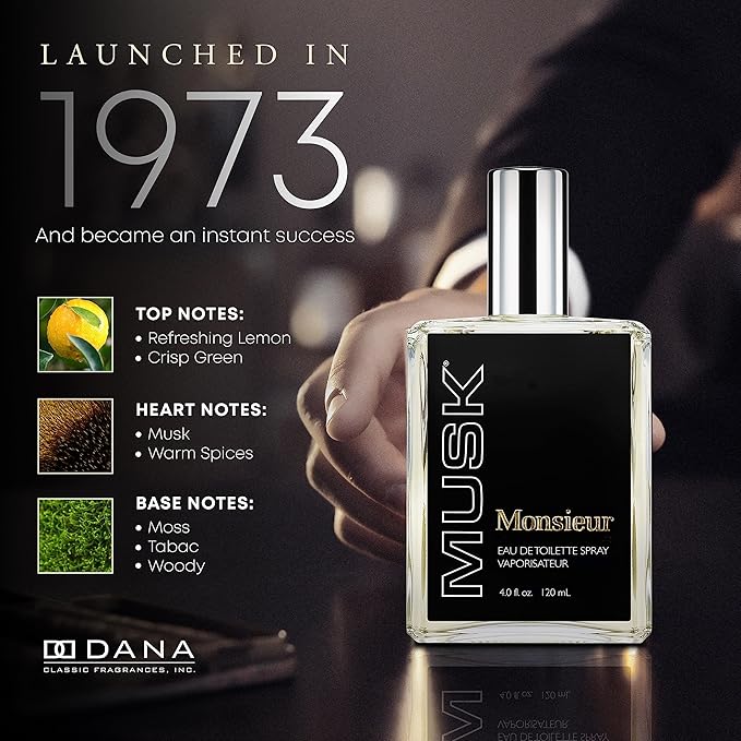 Dana Monsieur Musk Gift Set - EDT Spray &amp Shower Gel