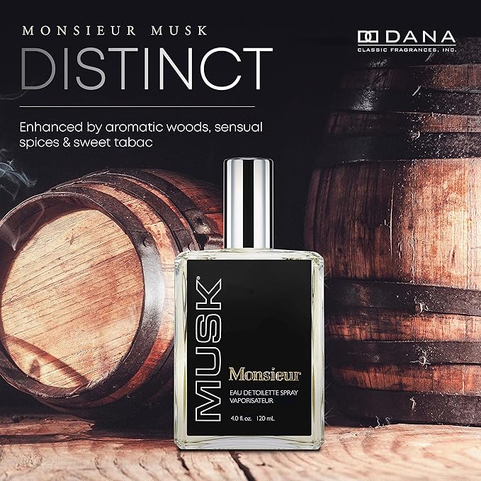Dana Monsieur Musk Gift Set - EDT Spray &amp Shower Gel